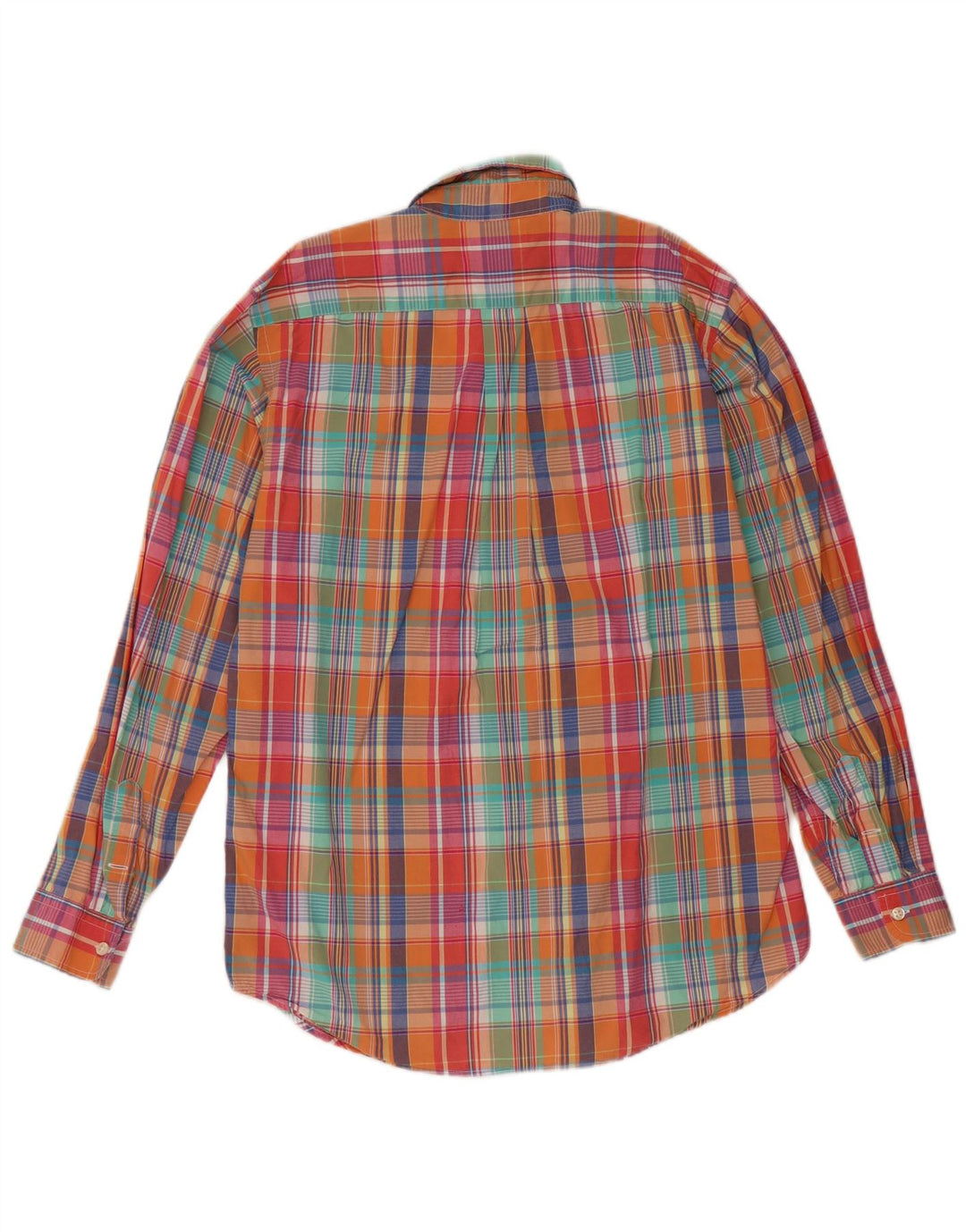 RALPH LAUREN Chemise Garçon 15-16 ans XL Coton à Carreaux Multicolore