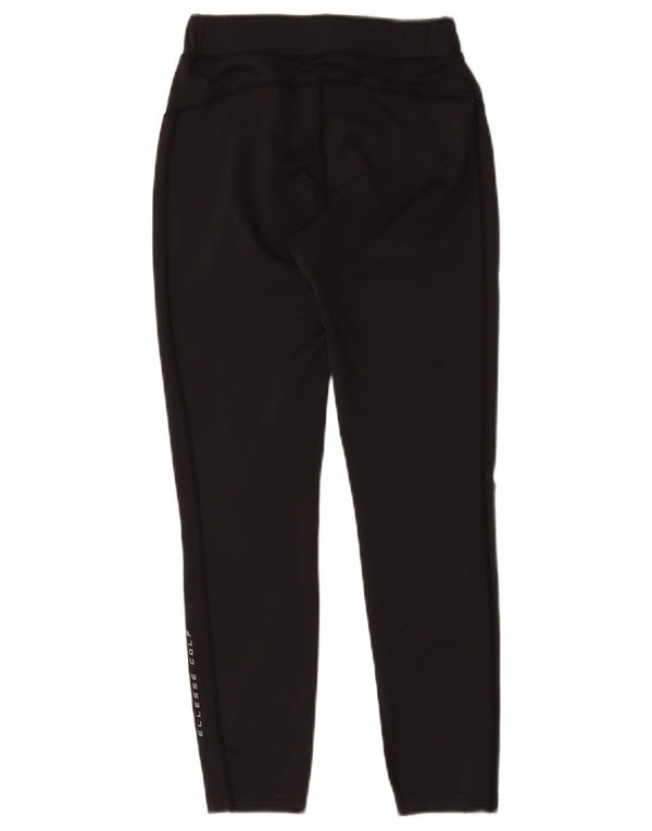 Ellesse Legging court graphique pour femme UK 8 Small Noir Polyester