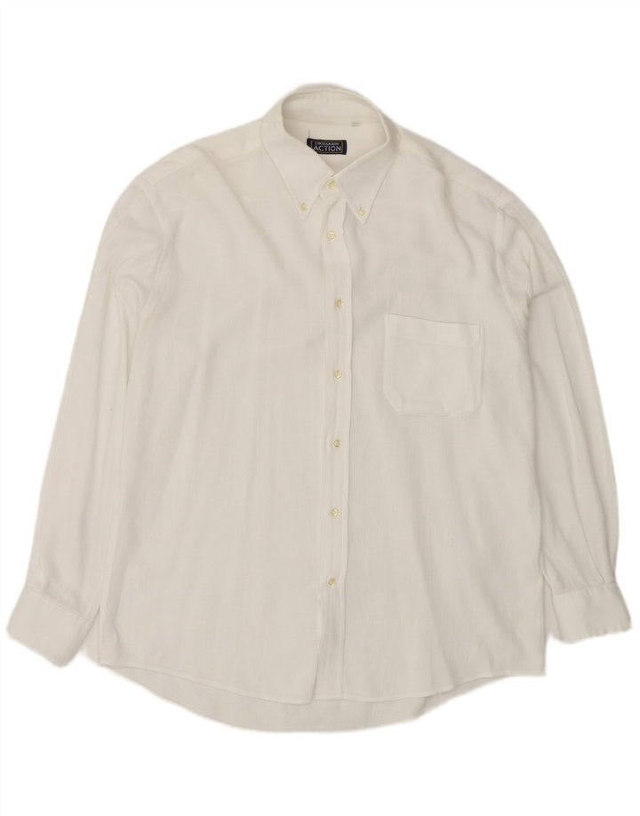 Trussardi Chemise Large Blanc Homme