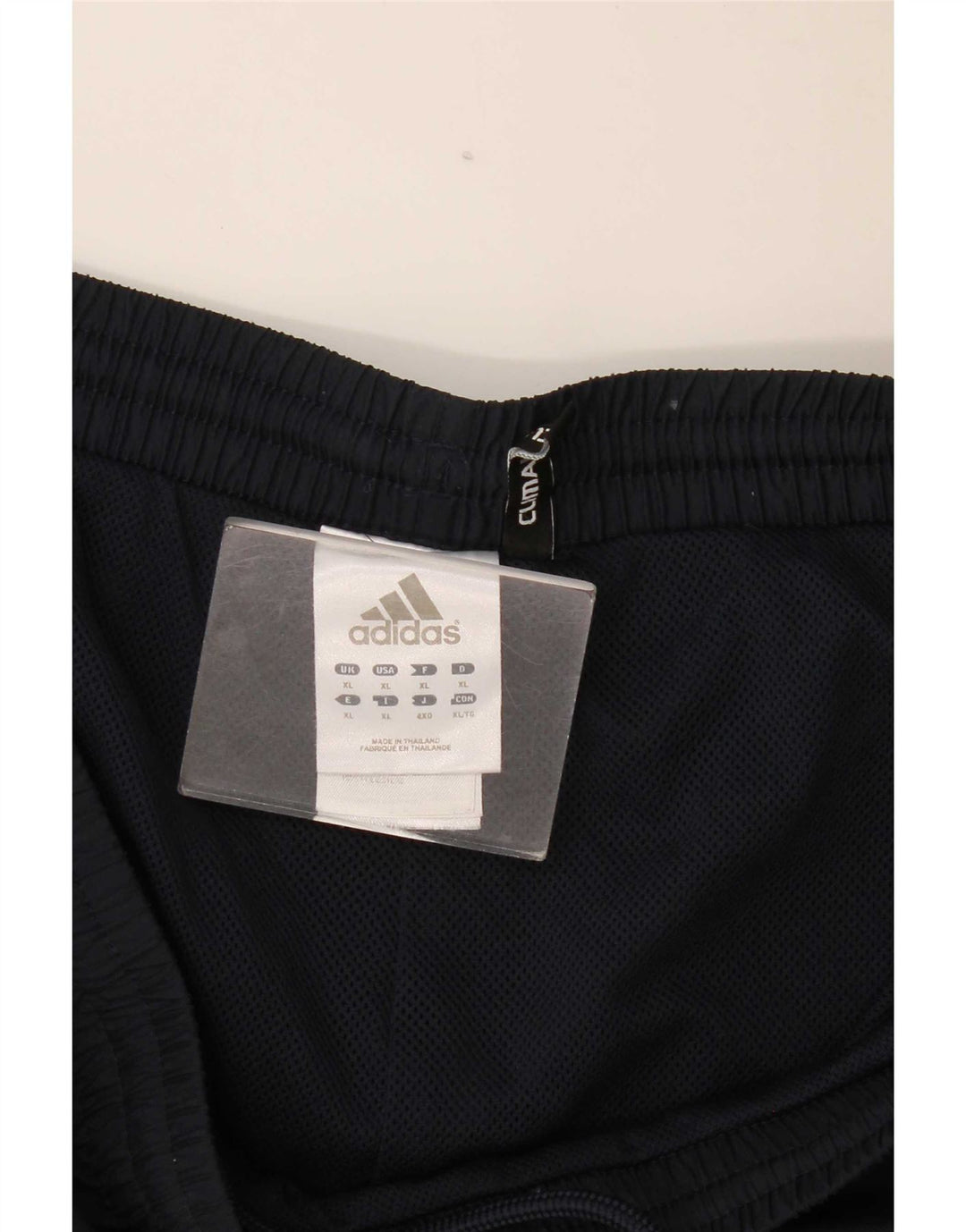 Adidas Short de sport pour homme XL Bleu marine Colorblock Polyester