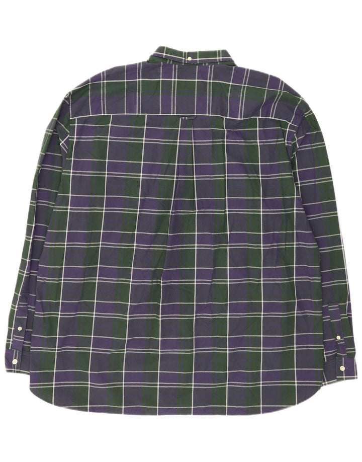 Lyle & Scott Chemise Homme 3XL Bleu Marine à Carreaux Coton