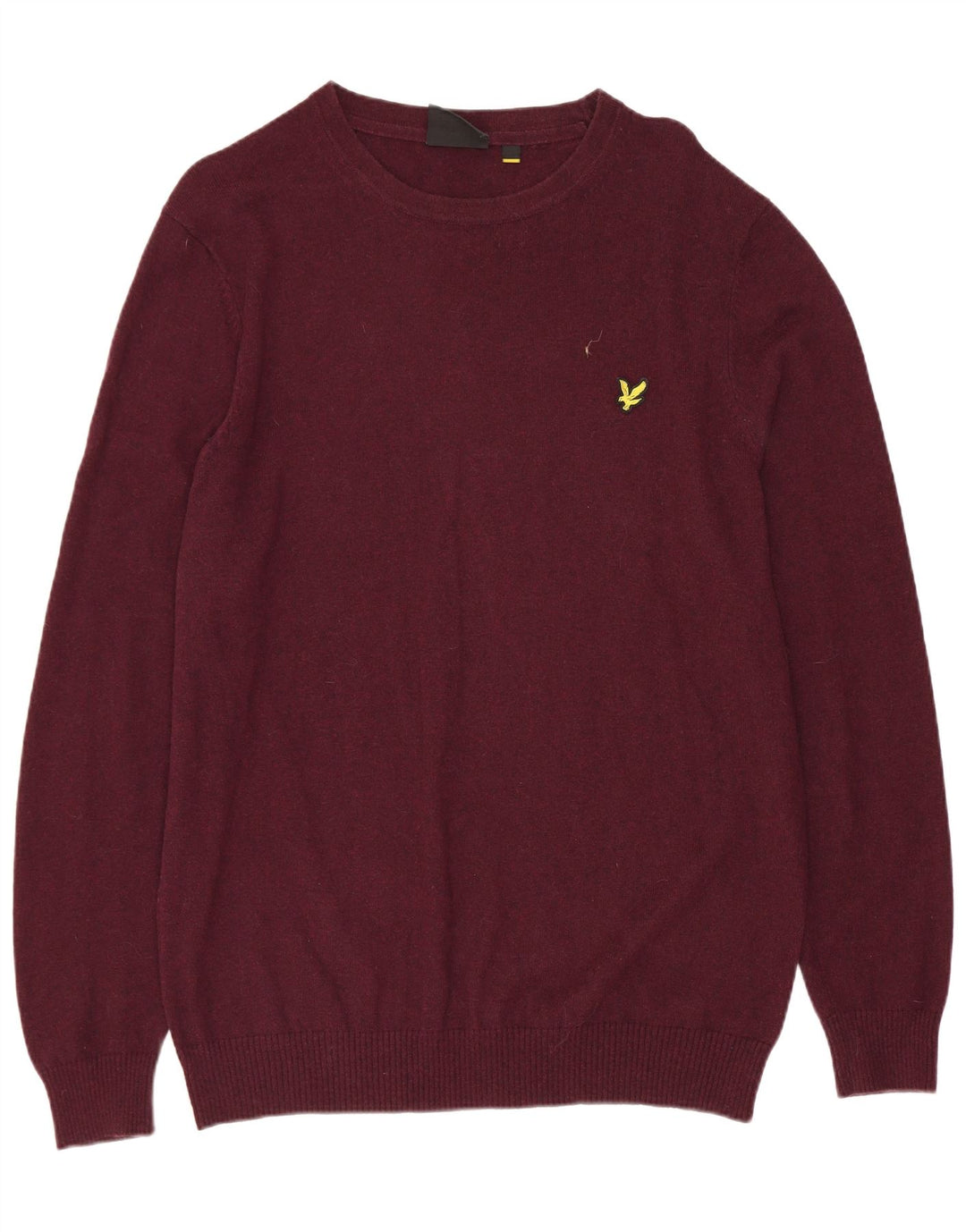 LYLE & SCOTT Pull à col rond pour homme en coton marron Taille L