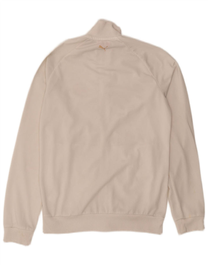 Puma Veste de Survêtement Fille 13-14 Ans Blanc
