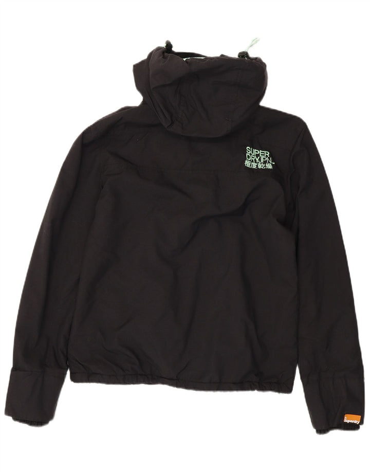 SUPERDRY Veste coupe-vent The Windcheater pour femme UK 14 Medium Noir