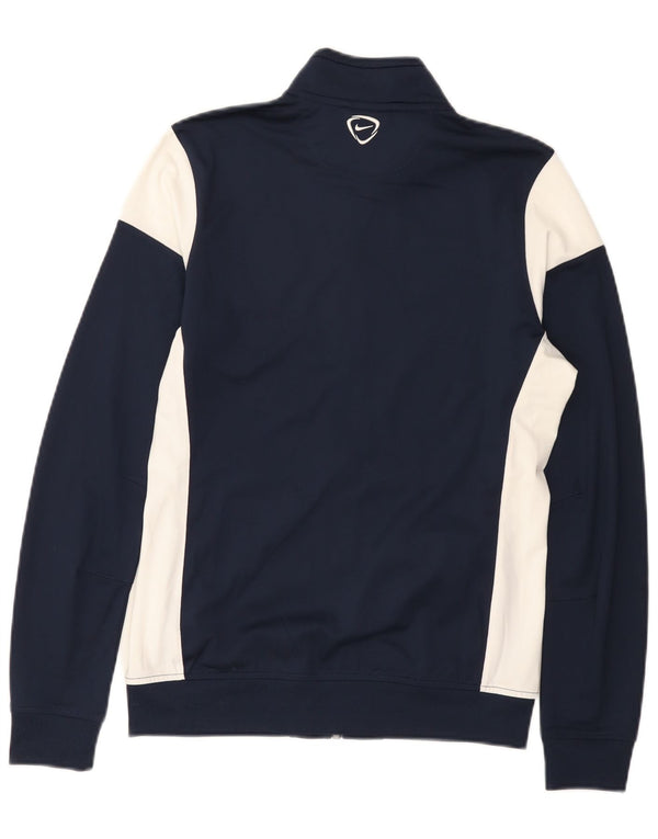 Veste de survêtement Nike Dri Fit pour homme, bleu marine moyen, color block