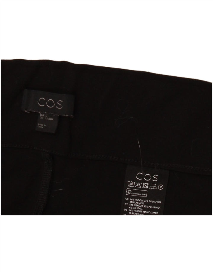 Cos Legging Femme UK 46 Large Viscose Noir