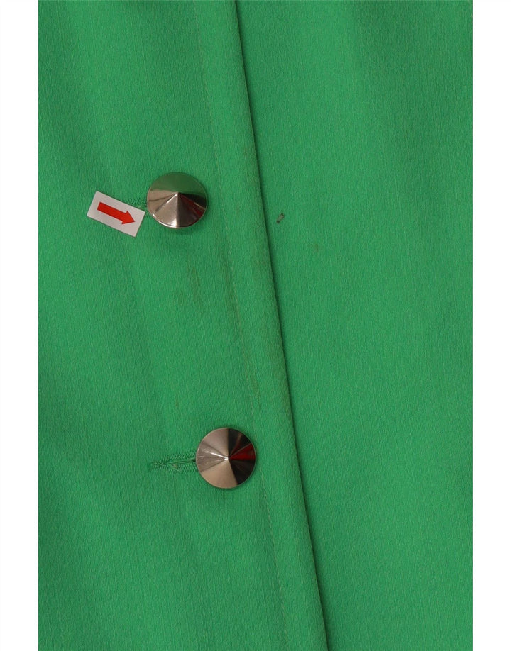 Michael H. Veste blazer à 5 boutons pour femme UK 14 Vert moyen classique