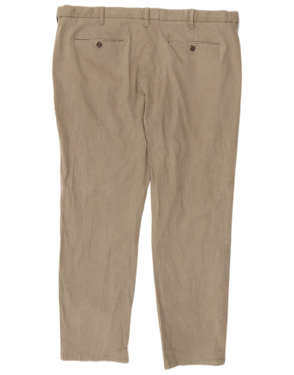Marks & Spencer Pantalon Chino Droit Regular Homme W42 L31 Coton Beige
