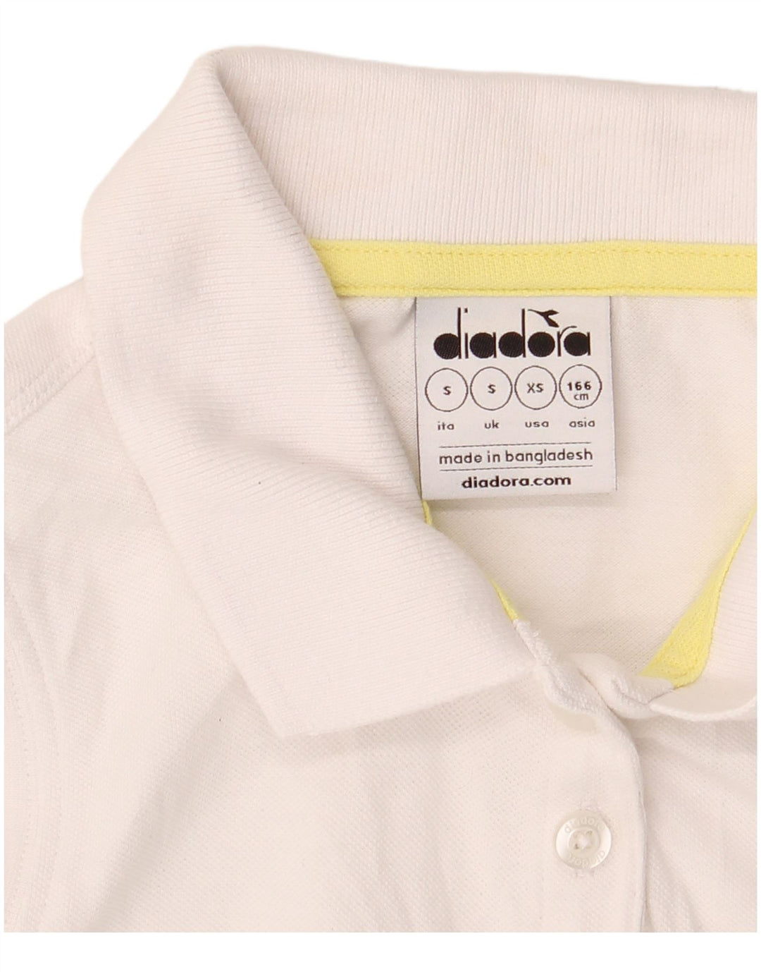 Diadora Polo sans manches femme petit blanc