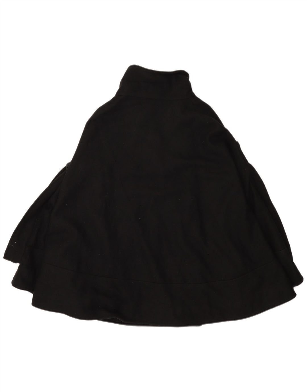 Zara Manteau Cape Double Boutonnage Femme UK 16 Large Noir