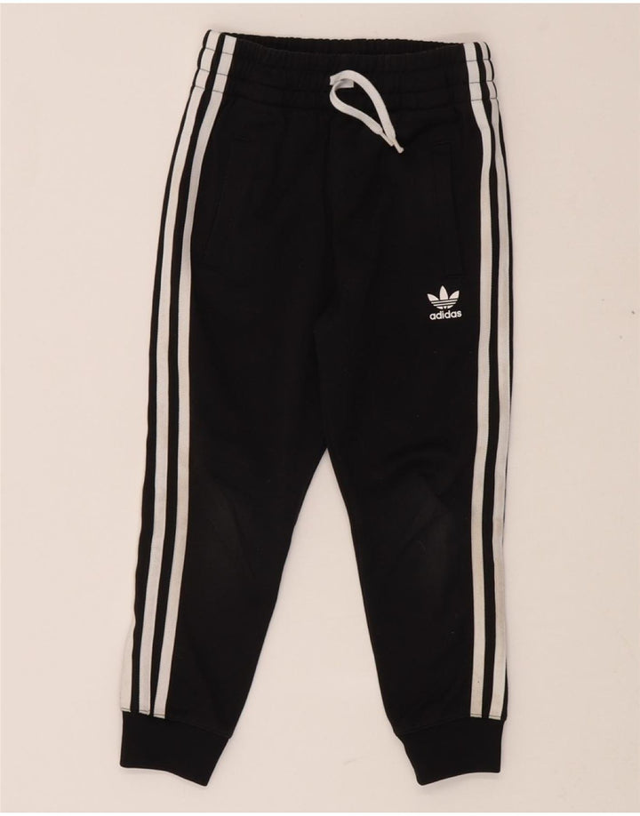 ADIDAS Pantalon de survêtement garçon Joggers 5-6 ans Noir Polyester