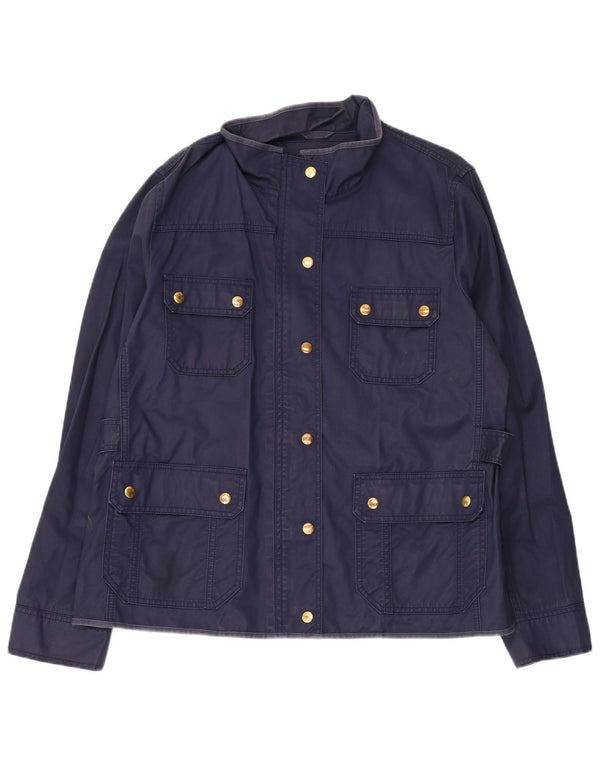 J. Crew Veste utilitaire pour femme UK 18 XL Bleu marine Coton