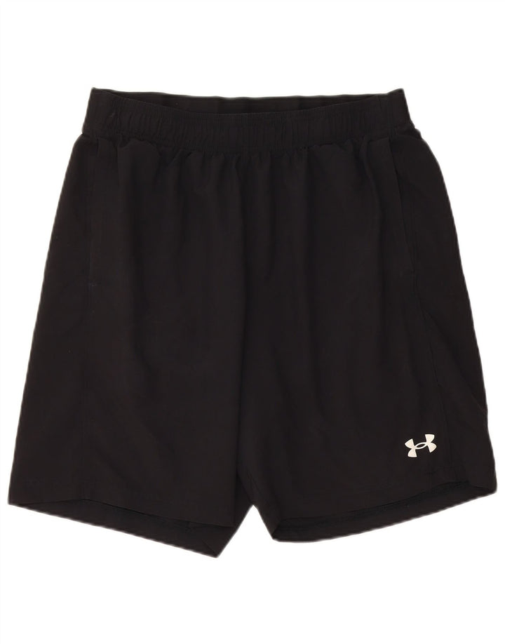 UNDER ARMOUR Short de sport graphique pour homme Large Noir Polyester