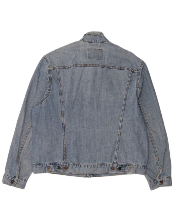 LEVI'S Veste en Jean Homme UK 42 XL Bleu Coton