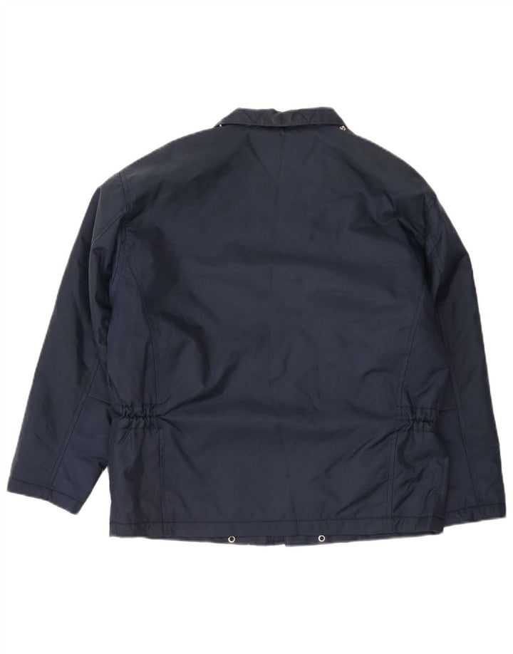 Manteau coupe-vent vintage pour garçons 11-12 ans en polyamide bleu marine