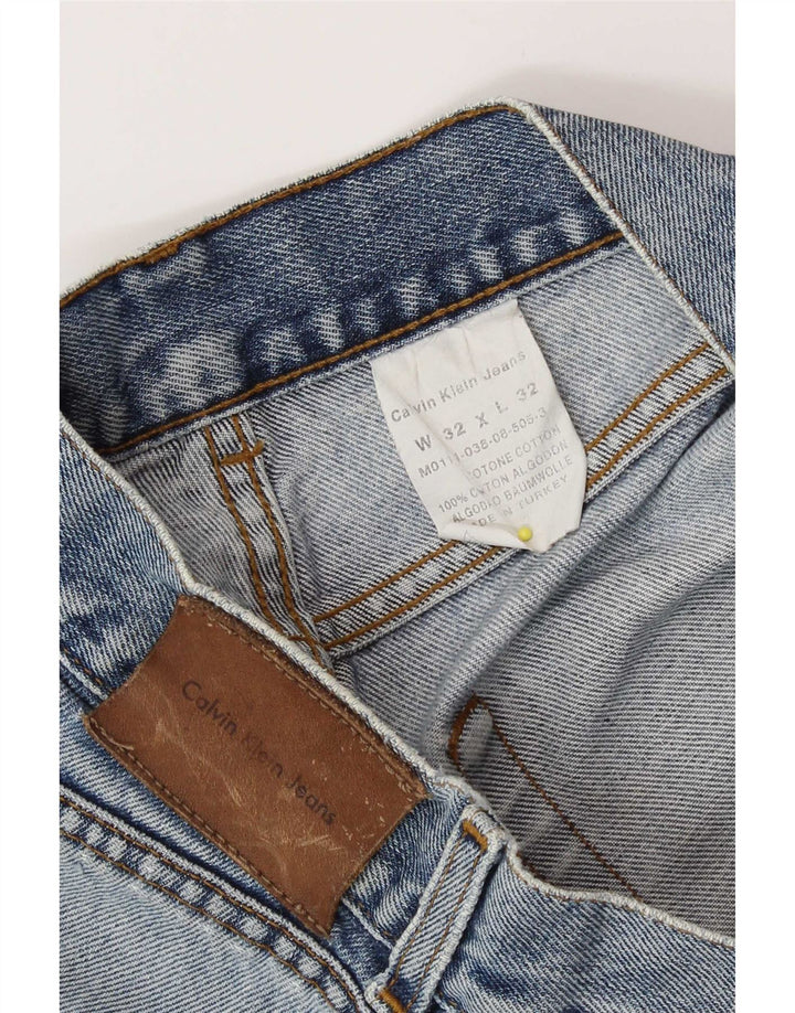 Calvin Klein Short en jean W32 pour homme en coton bleu moyen