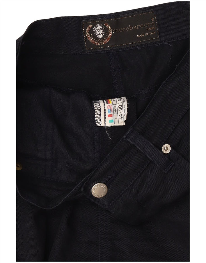 Roccobarocco Jupe crayon femme IT 44 Medium W28 Bleu marine géométrique