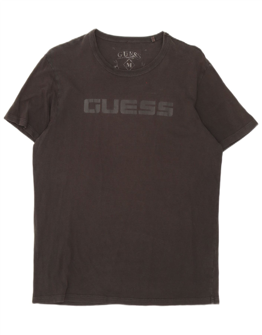 Guess T-Shirt Graphique Homme Noir Moyen Coton