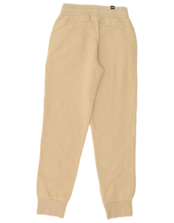 Puma Pantalon de survêtement pour femme Joggers UK 2 2XS Beige Coton