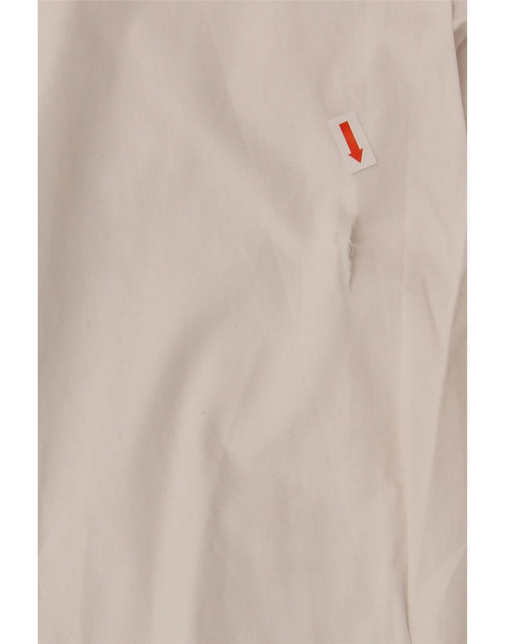 PIERRE CARDIN Mens Shirt Size 15/15 1/2 Medium White Cotton Vintage Pierre Cardin and Second-Hand Pierre Cardin from Messina Hembry 