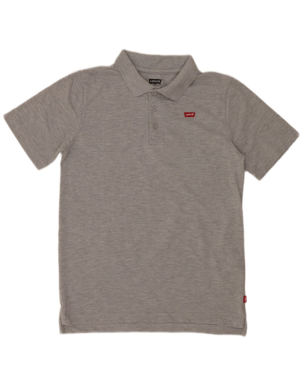 Levi's Polo Garçon 15-16 ans Gris Moucheté Coton