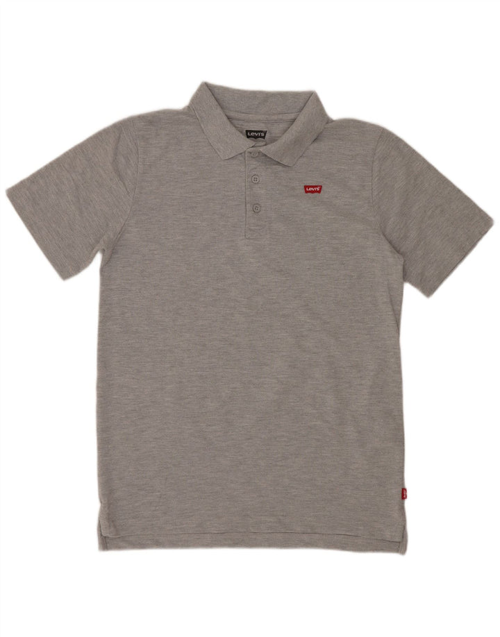 Levi's Polo Garçon 15-16 ans Gris Moucheté Coton