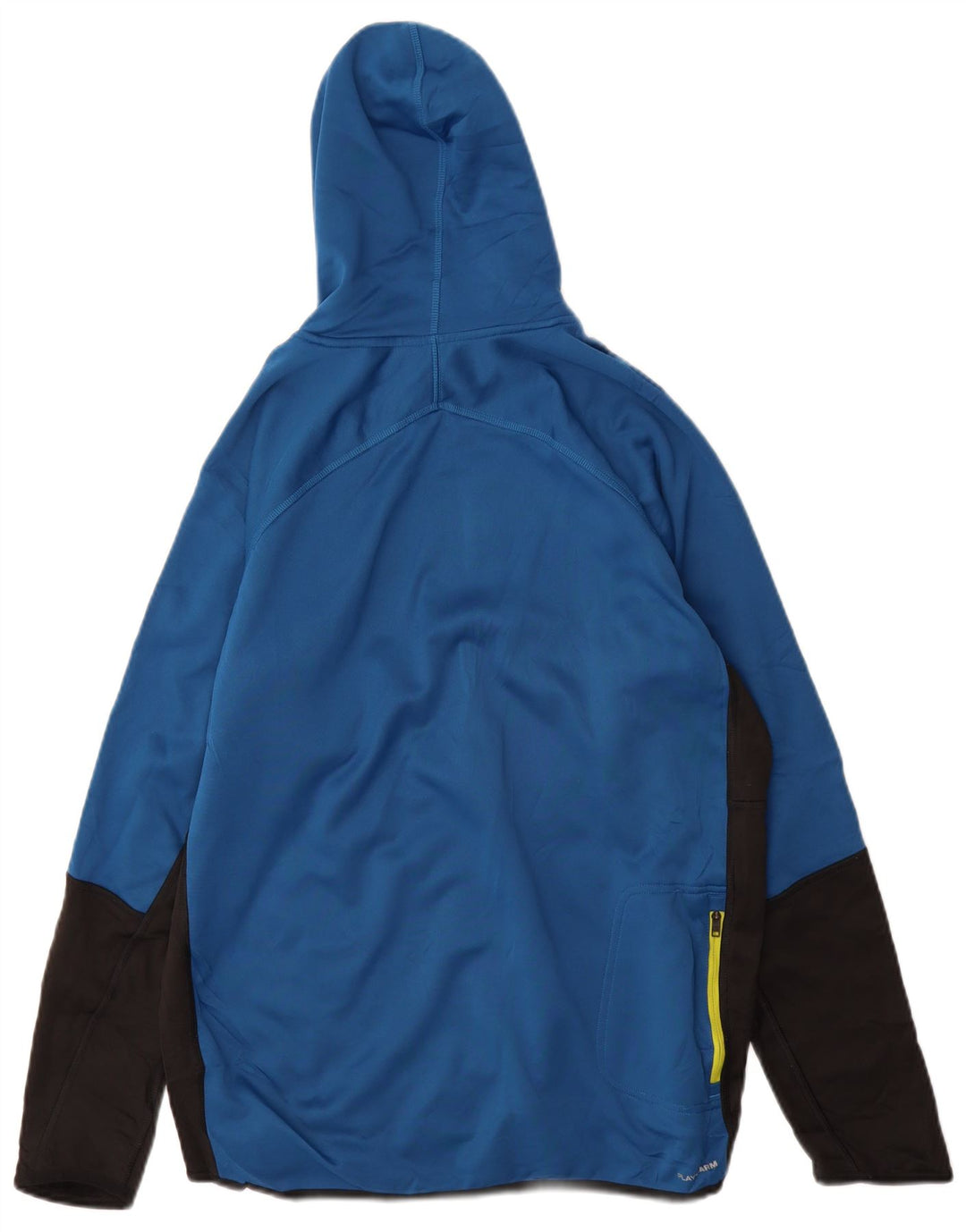 Reebok Pull à capuche graphique pour homme, grand, bleu, color block, polyester