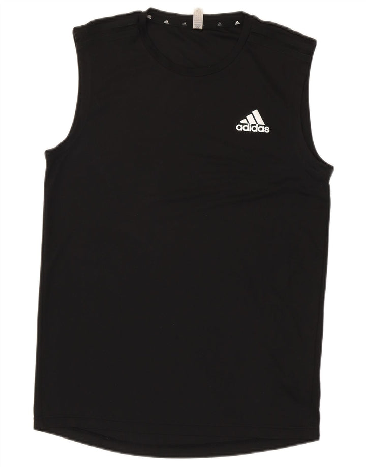 Adidas Hommes Aeroready Débardeur Petit Noir Polyester