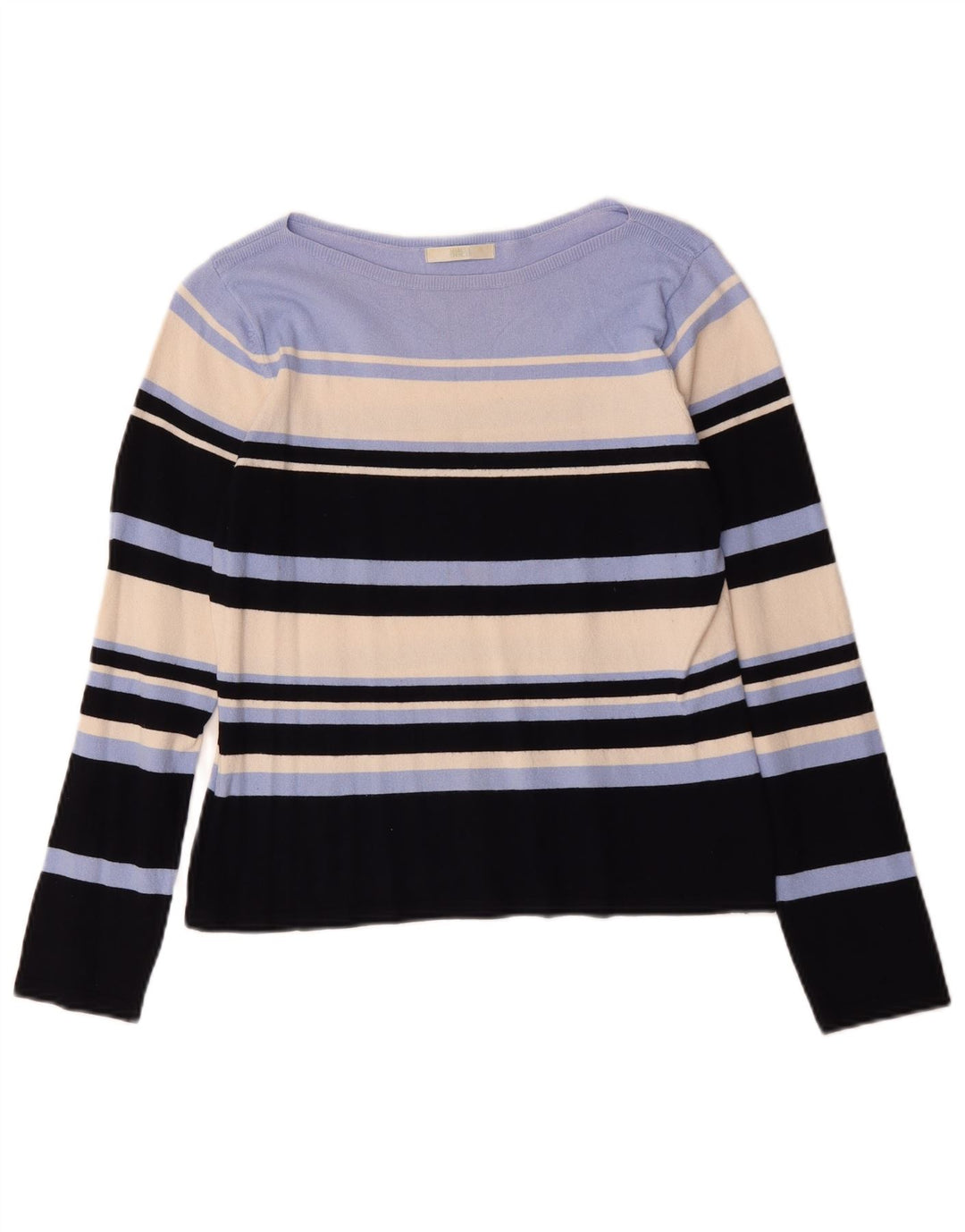 Marks & Spencer Pull col bateau pour femme UK 14 Medium Multicolore