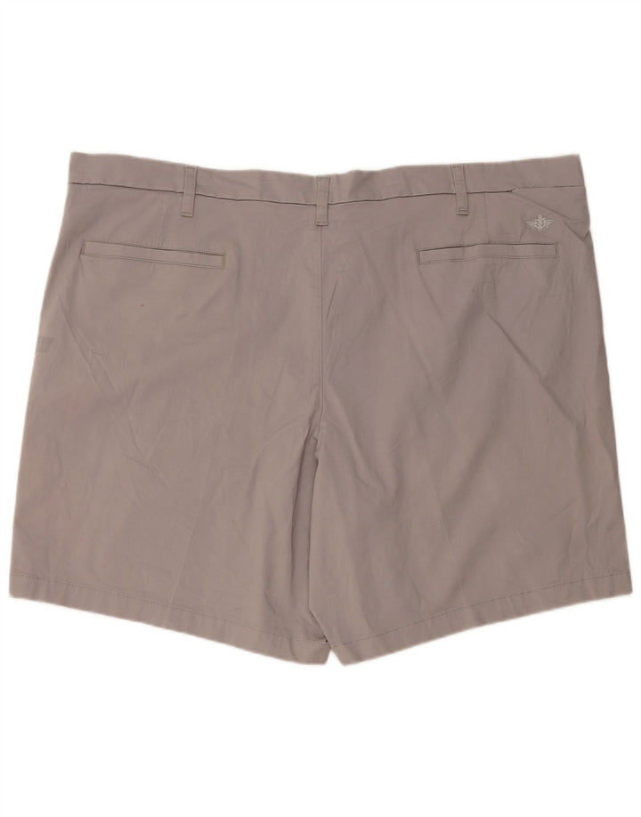 DOCKERS Short Chino Homme W48 4XL Gris Coton