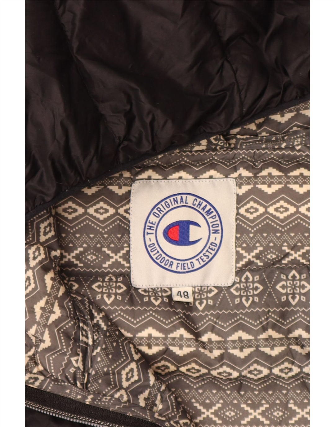 CHAMPION Veste matelassée à capuche pour femme IT 48 XL Noir Polyamide