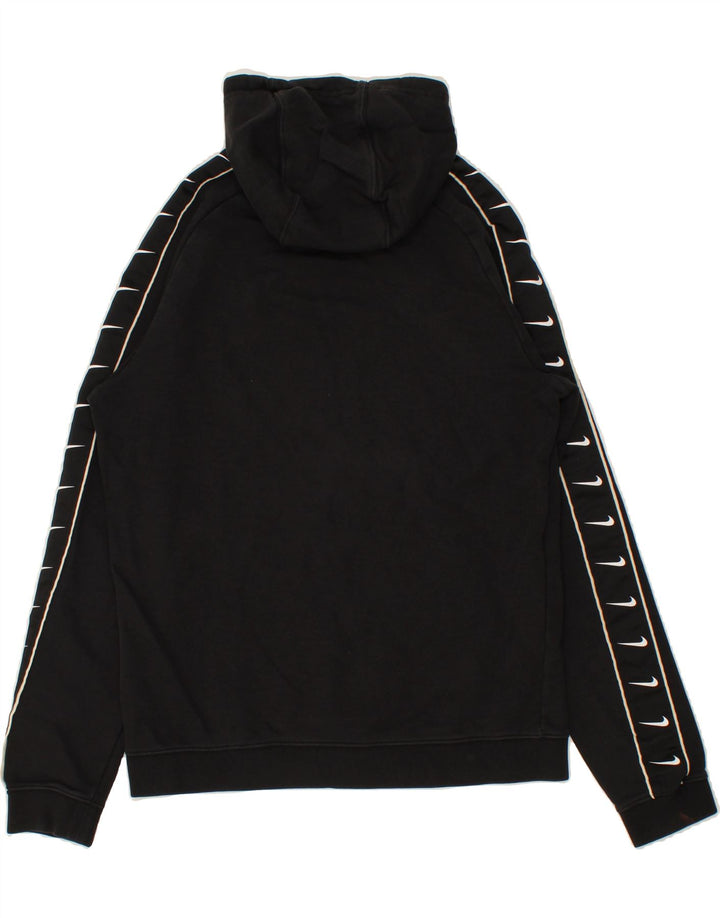 NIKE Pull à capuche graphique pour homme en coton noir moyen