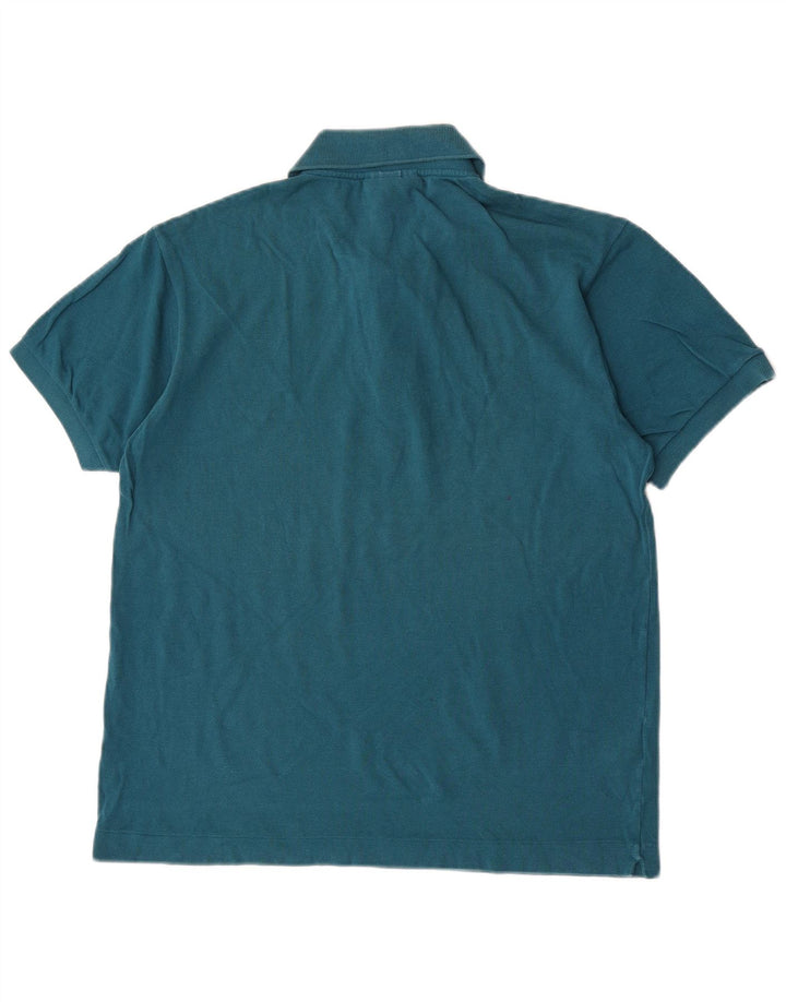 Lacoste Polo coupe classique pour homme taille 4 bleu moyen en coton