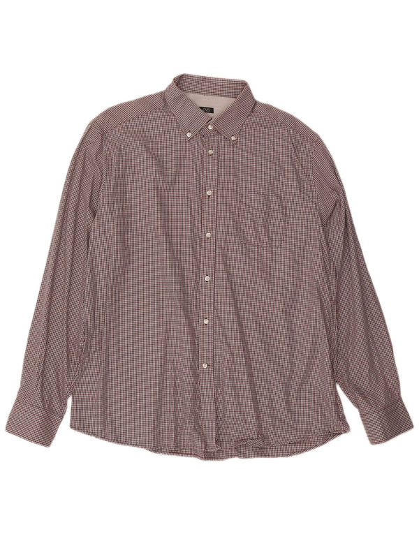 OVS Chemise Regular Fit Homme Taille 45 17 3/4 XL Coton Vichy Multicolore