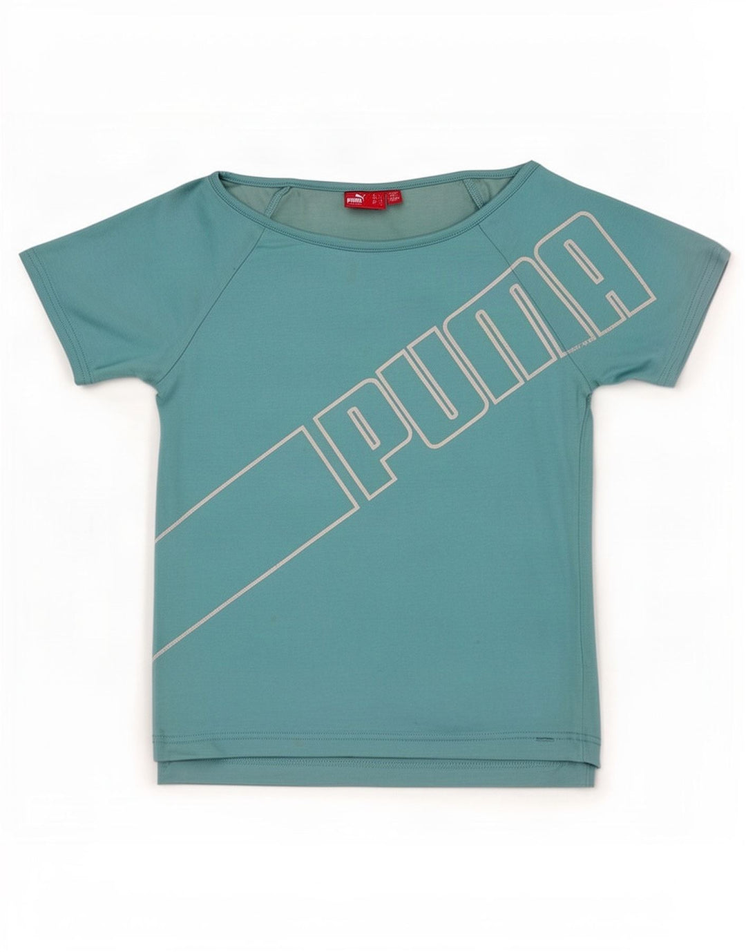 Puma T-shirt graphique pour femme UK 14 Large Bleu