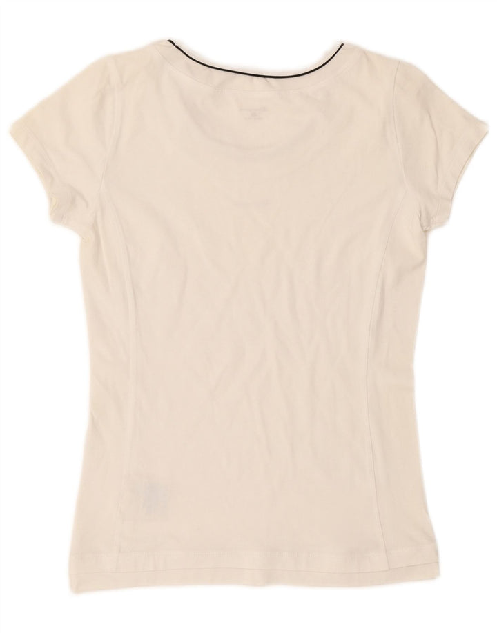 Champion T-Shirt Femme Top UK 18 XL Blanc Coton