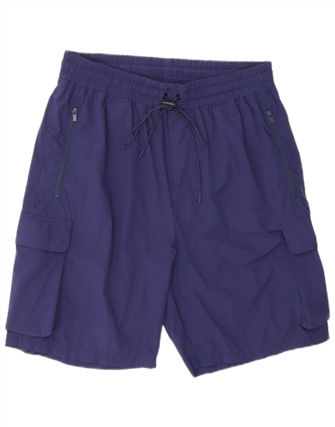 Kangol Short de sport cargo pour homme XL en nylon bleu marine