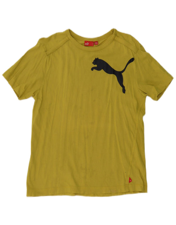 Puma T-Shirt Graphique Garçon 15-16 ans Jaune