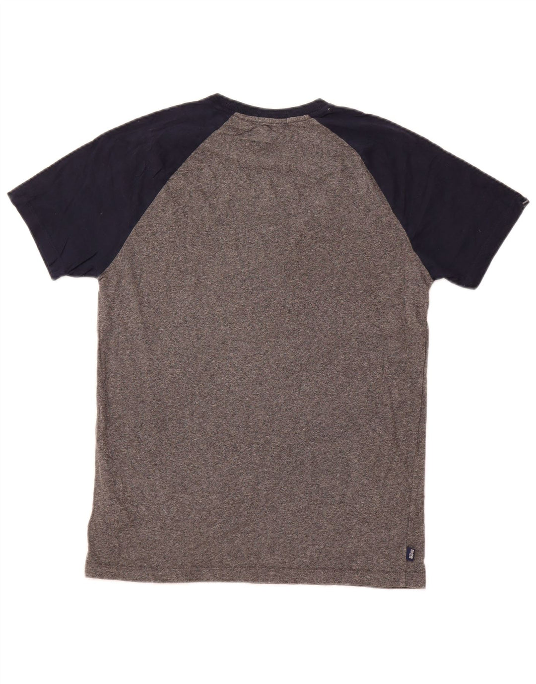 SUPERDRY T-Shirt Homme Gris Moyen Colourblock Coton