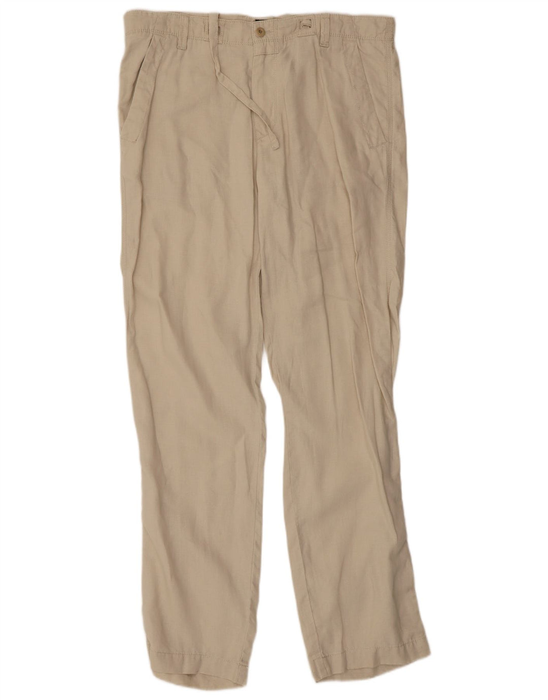 HUGO BOSS Pantalon chino coupe confort pour homme IT 50 Large W38 L33 Beige