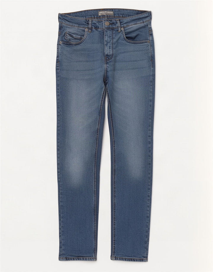 French Connection Jean Slim Homme W32 L30 Bleu Coton