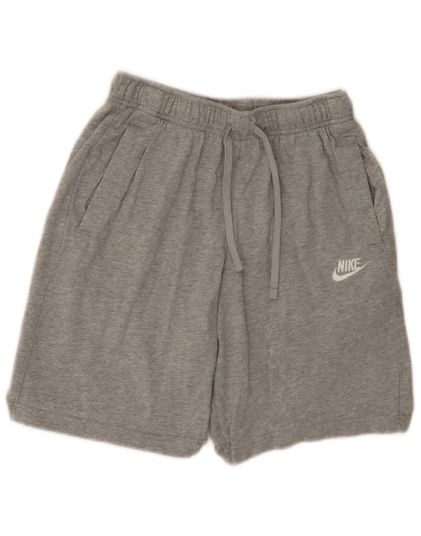 Short de sport Nike XS en coton moucheté gris pour homme