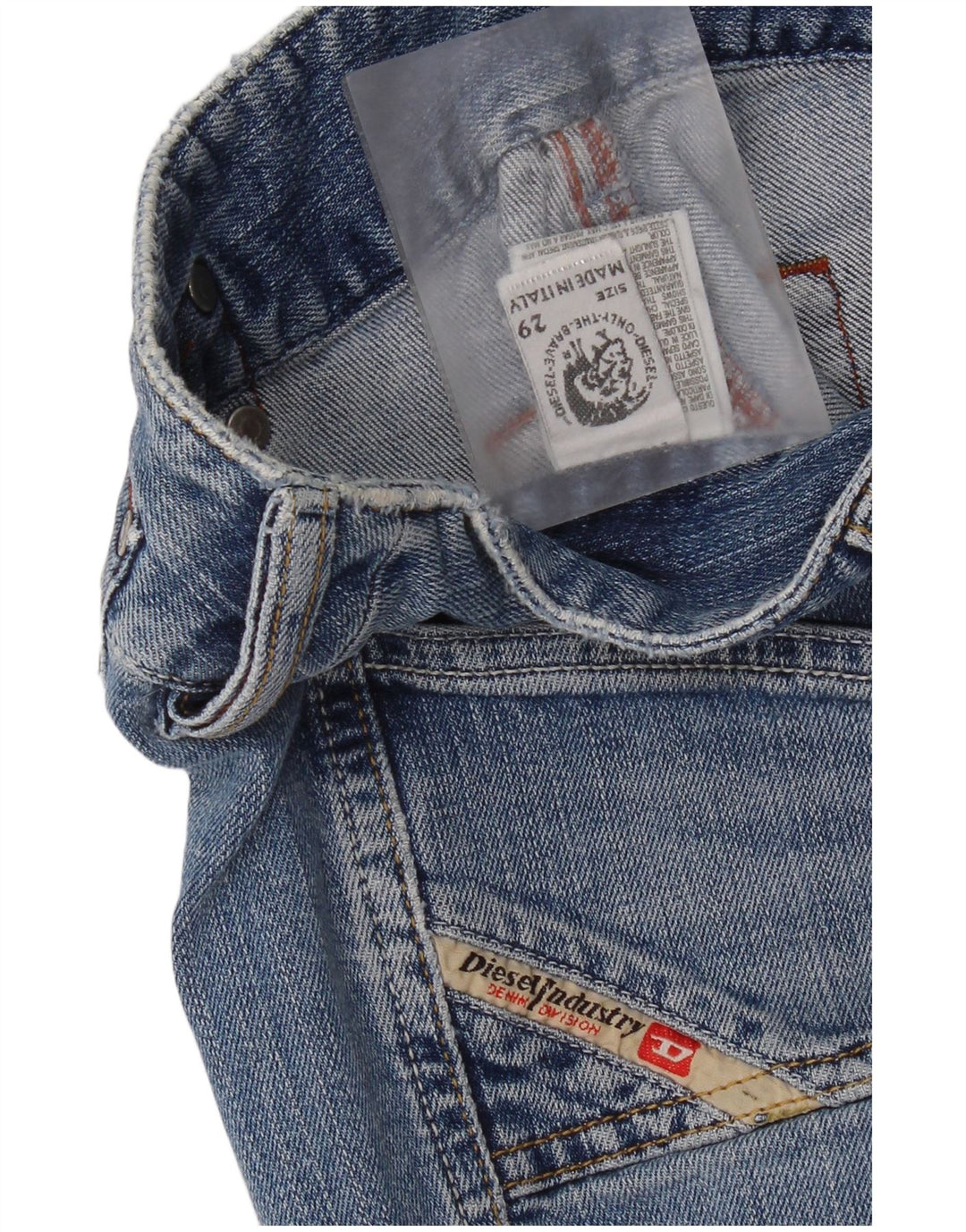 Jean Bootcut Femme Diesel W29 L31 Bleu Coton