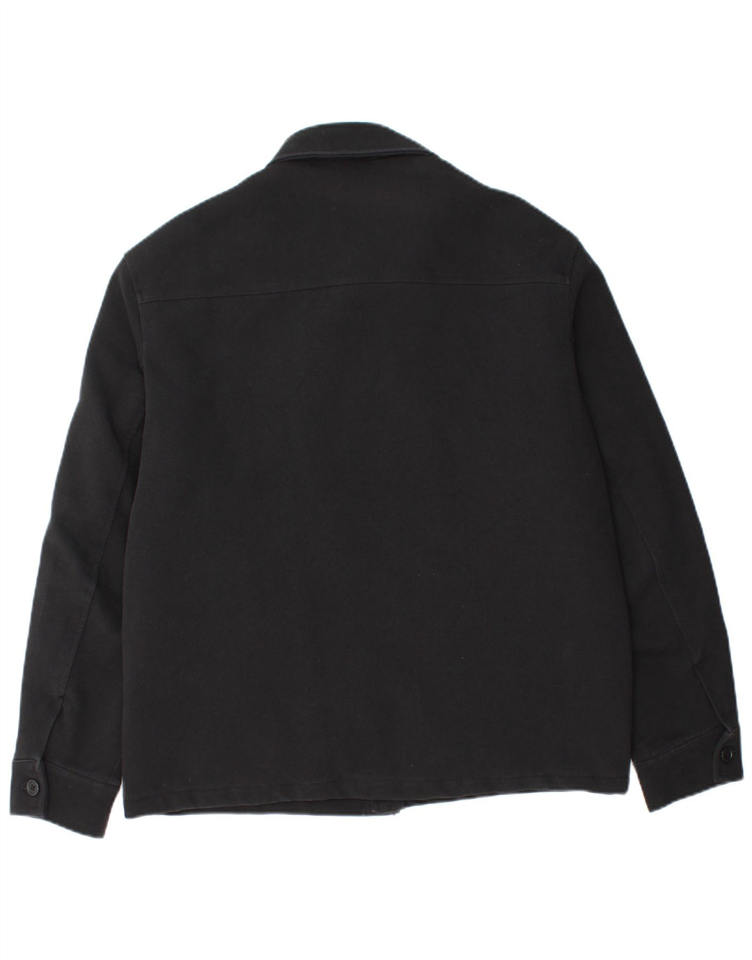 Zara Mens Bomber Jacket UK 38 Moyen Noir Coton