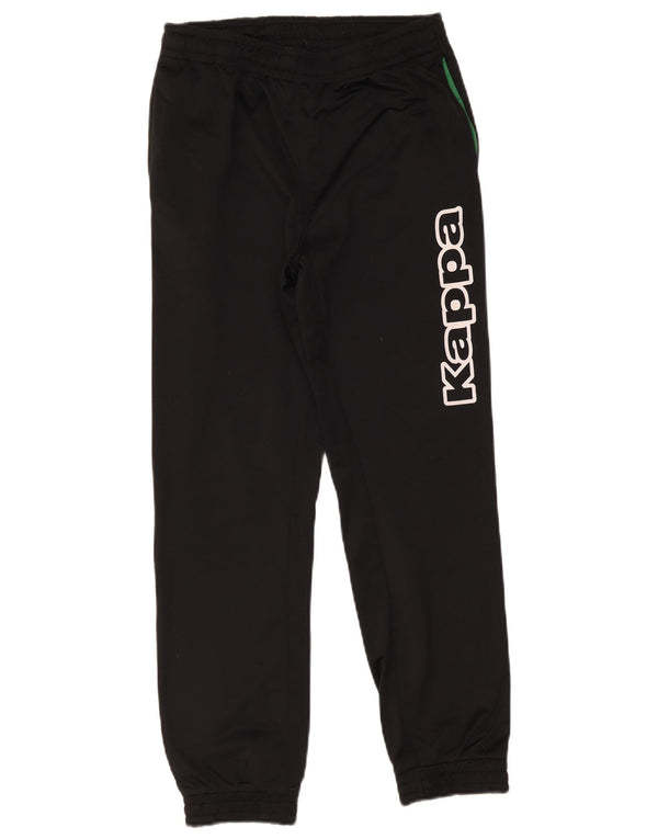 Kappa Pantalon de Survêtement Graphique Garçon 13-14 ans Noir Polyester
