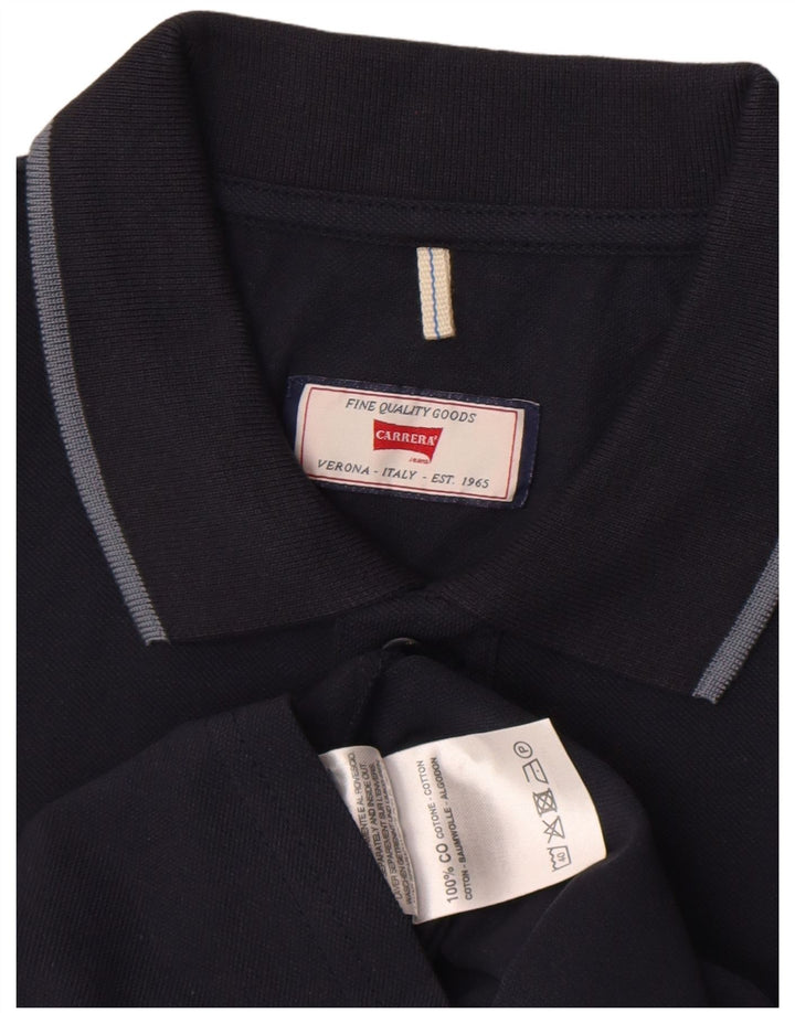 Carrera Polo Homme Grand Bleu Marine Coton