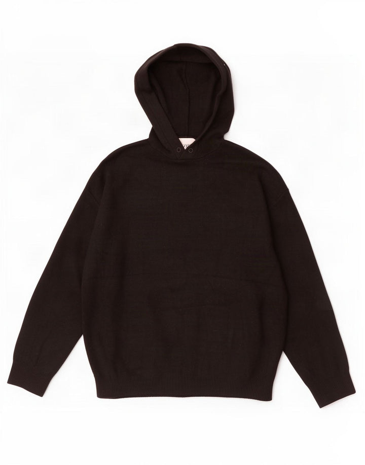 Pull à capuche Zara Homme Noir Moyen Viscose