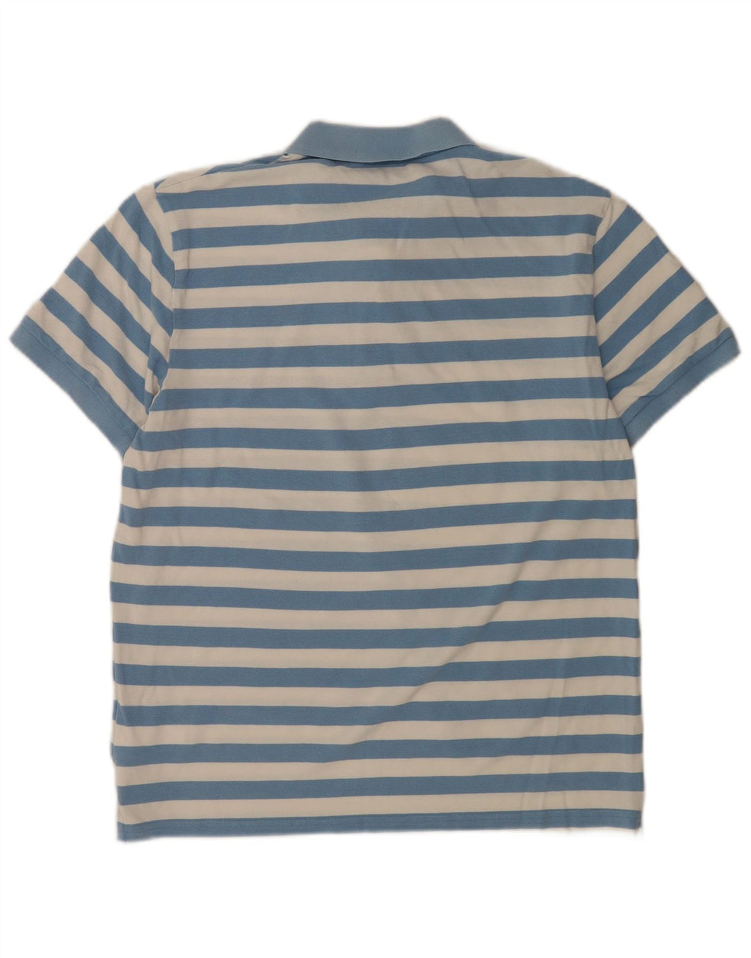 Gant Polo Homme Large Bleu Rayé Coton