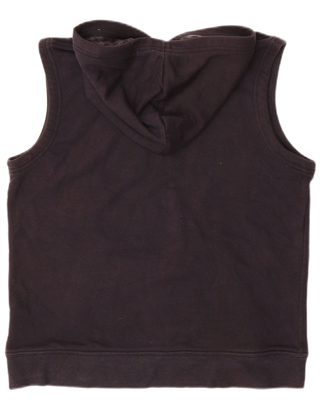 NIKE Pull à capuche sans manches graphique pour garçon 10-11 ans Coton noir moyen