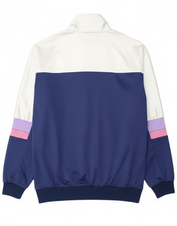 Asics Veste de Survêtement Graphique Homme Bleu Marine Moyen Colourblock